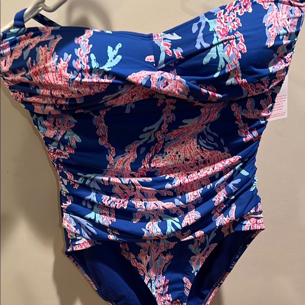 Lily Pulitzer Blue and Pink women’s One Piece Swimsuit